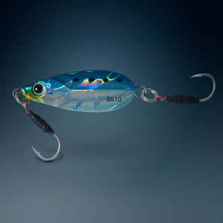 Lure fishing at sea Casting jig BIASTOS SLOW 10 g - blue