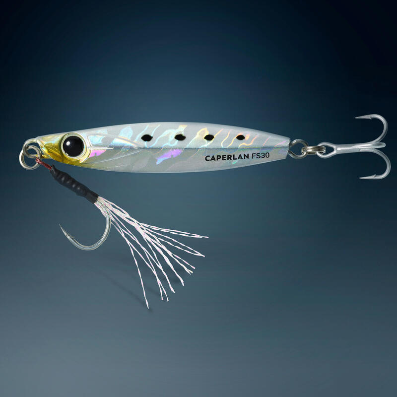 Amostra Casting Jig Pesca no Mar com Amostra BIASTOS FAST ASSIST 30g BRANCO