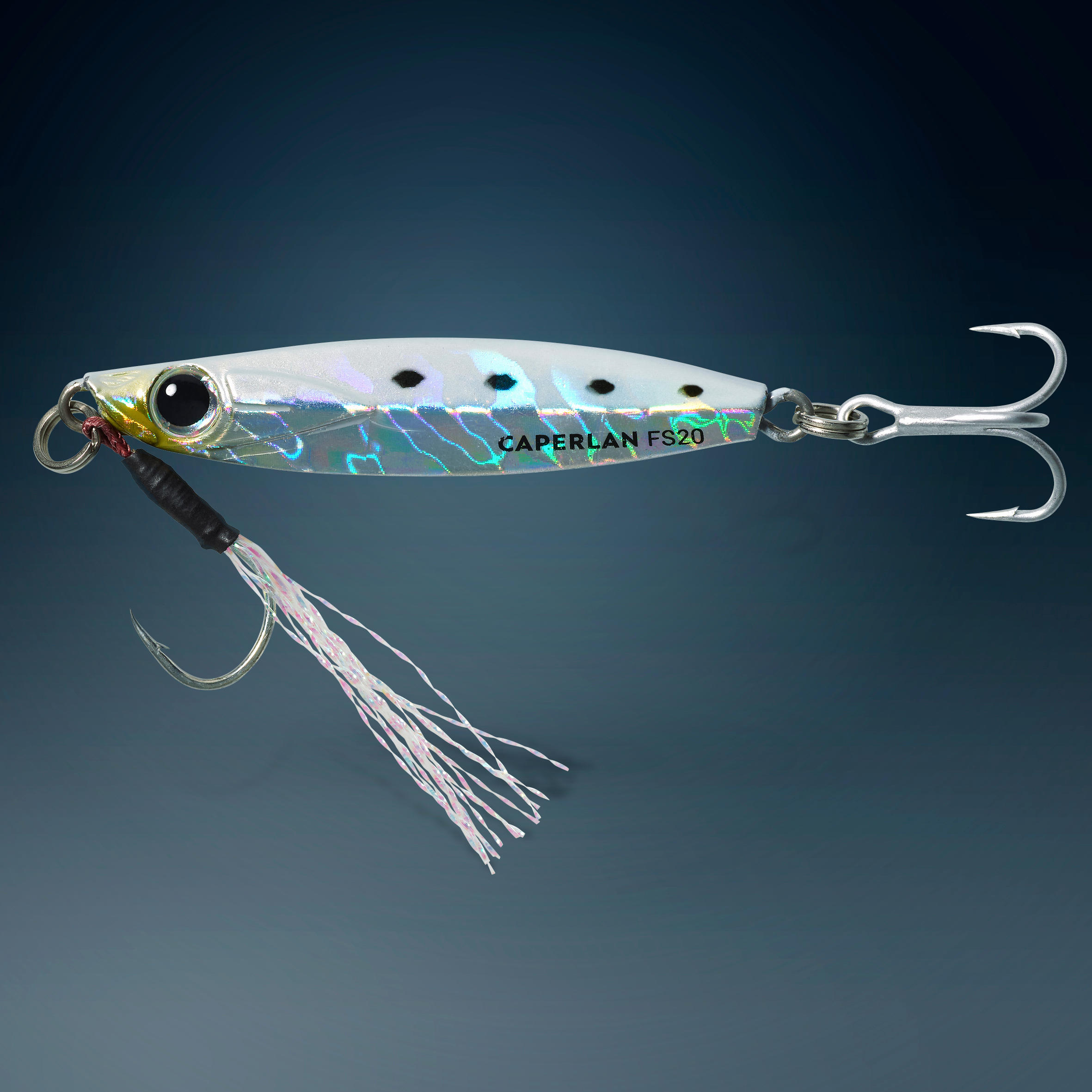 Casting jig pesca mare artificiali BIASTOS FAST ASSIST 20 g bianco 3/4