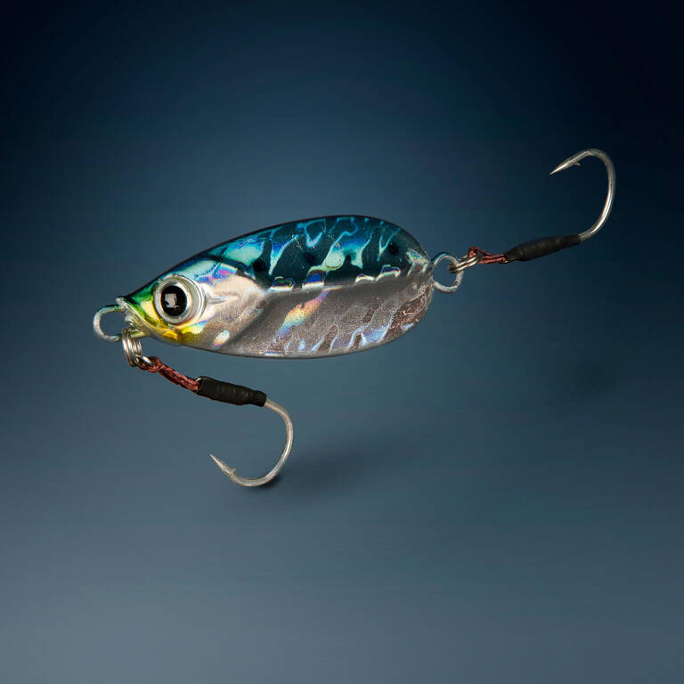 Lure fishing at sea Casting jig BIASTOS SLOW 10 g - blue