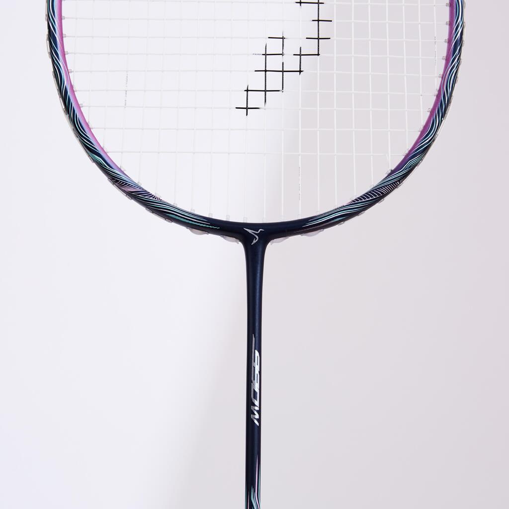 Tamnoljubičasti reket za badminton BR 990 W za odrasle