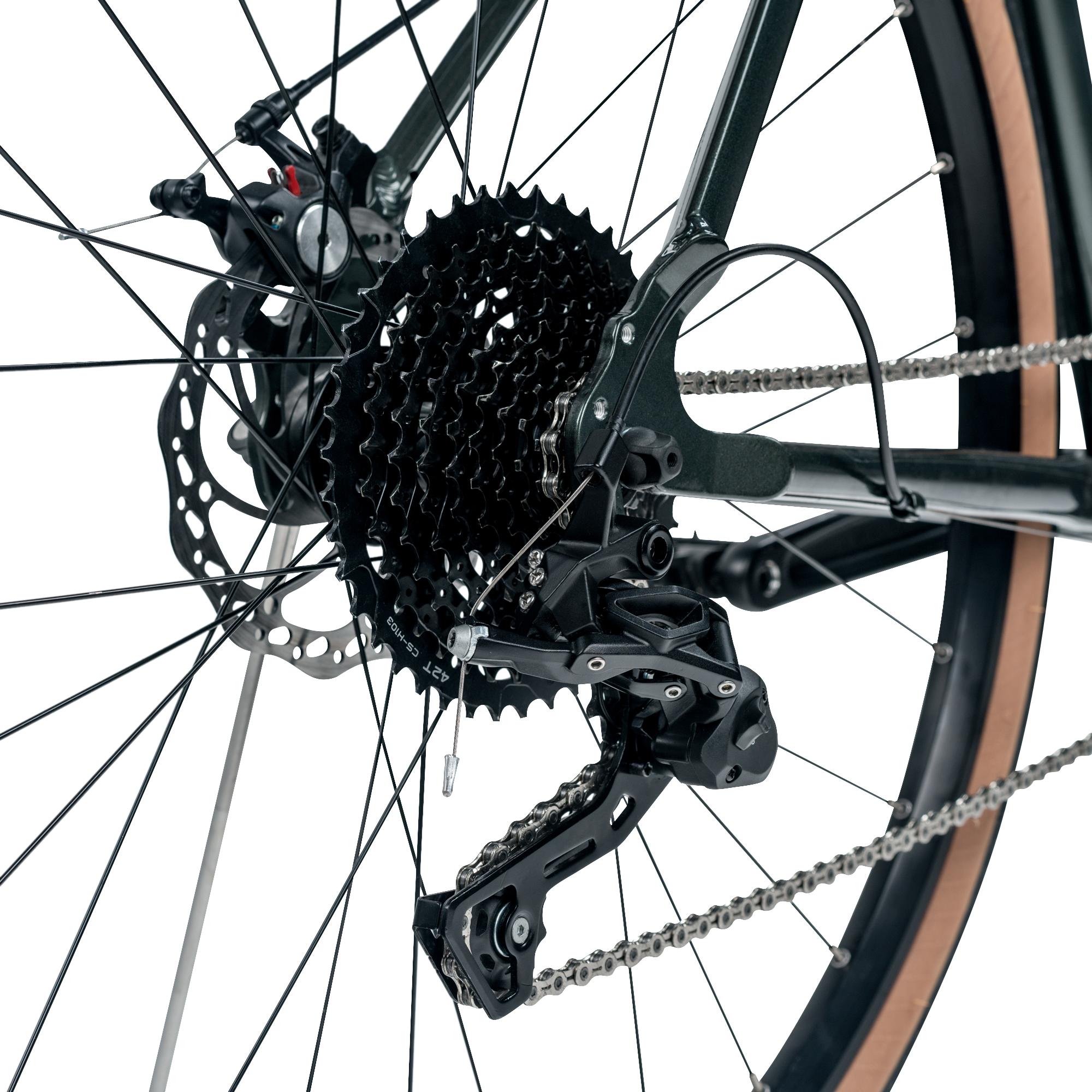Vélo de gravelle Microshift XLE 10-vitesses - GRVL 120 - TRIBAN