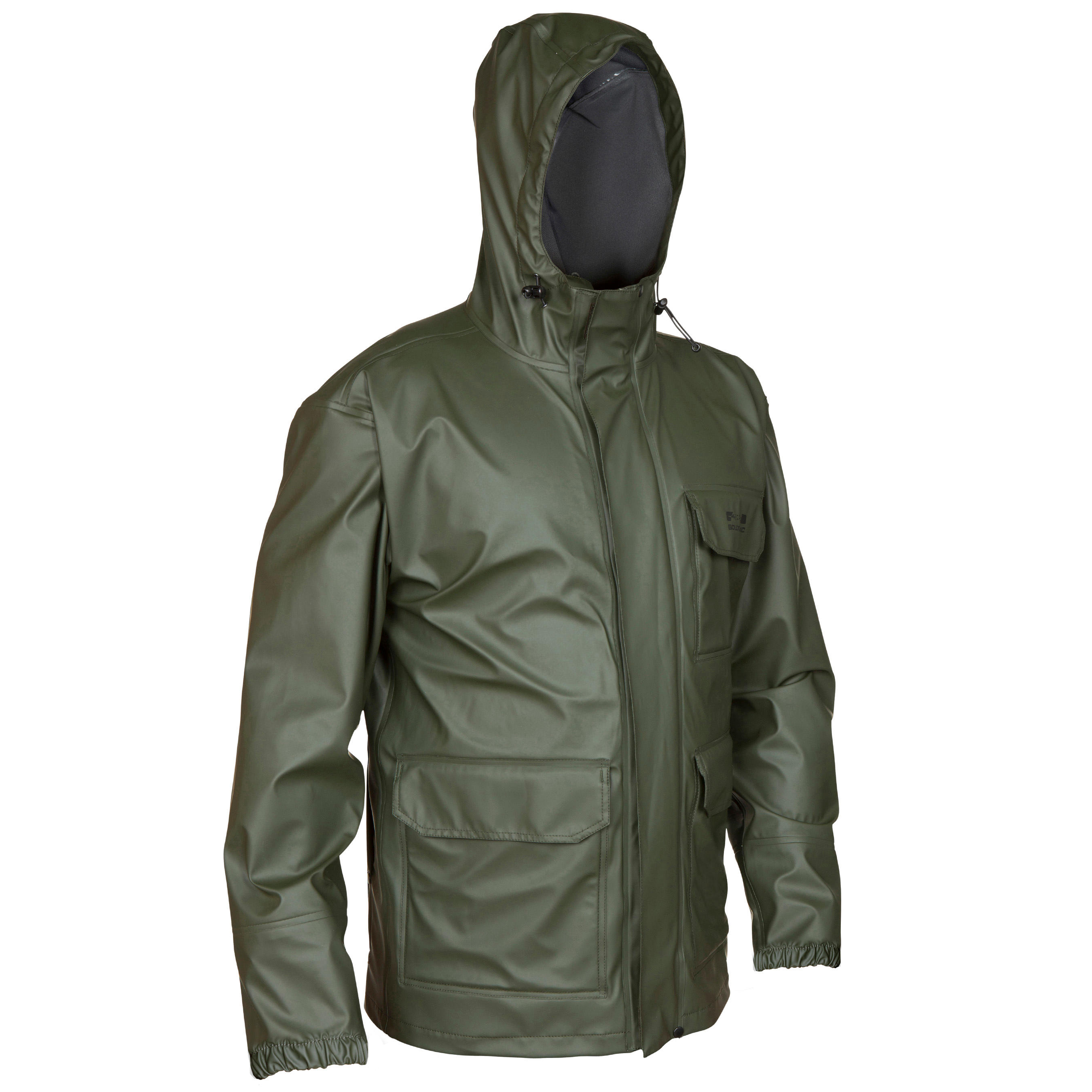 Jachetă 300 Impermeabilă verde Bărbați SOLOGNAC decathlon.ro