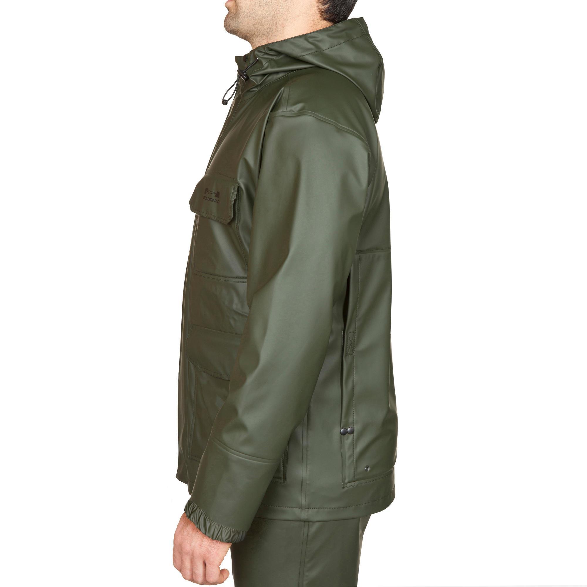 GREEN WATERPROOF HUNTING JACKET 300