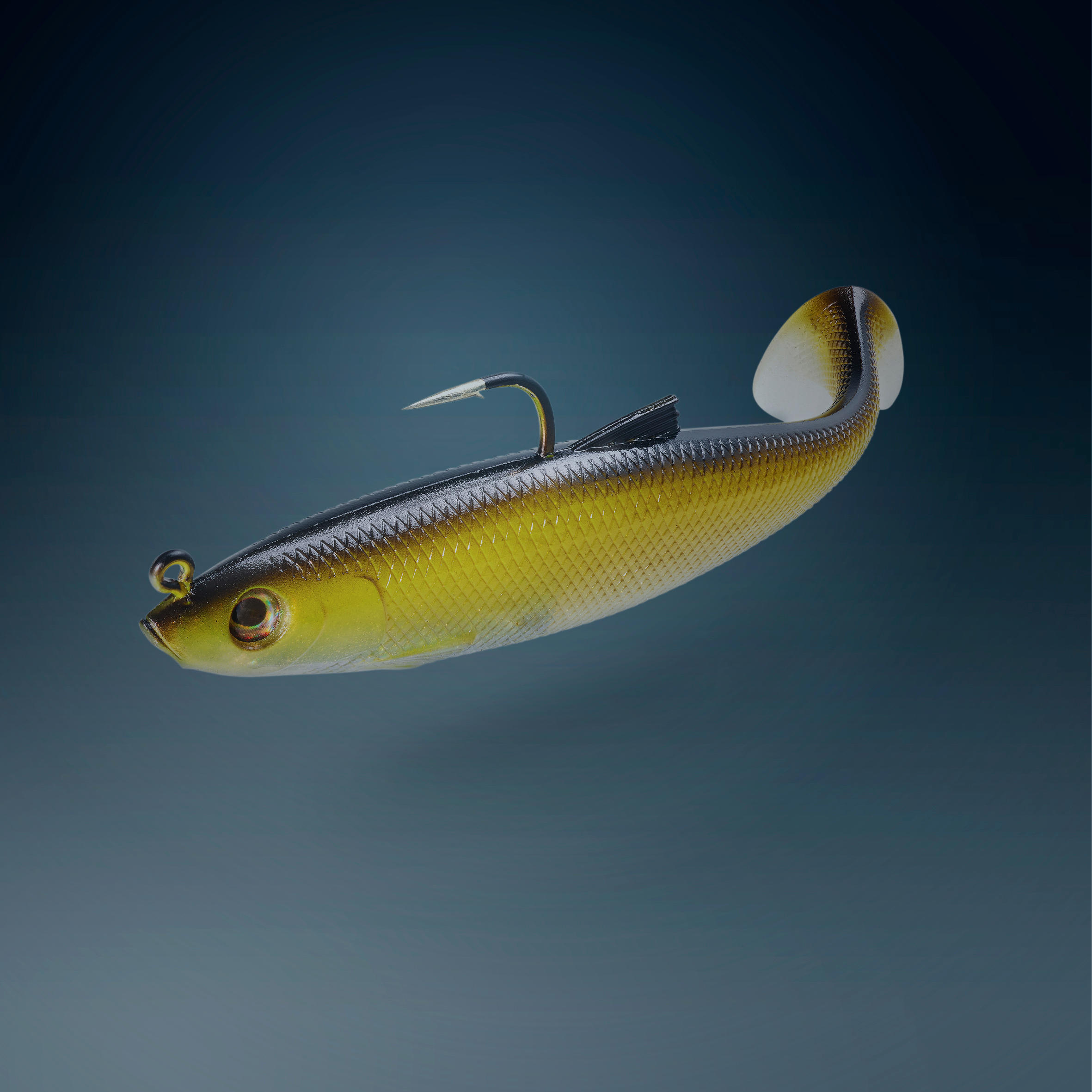 CAPERLAN Súprava mäkkých umelých nástrah Shad swimbait Osarda 120 Natural bez · záber 4