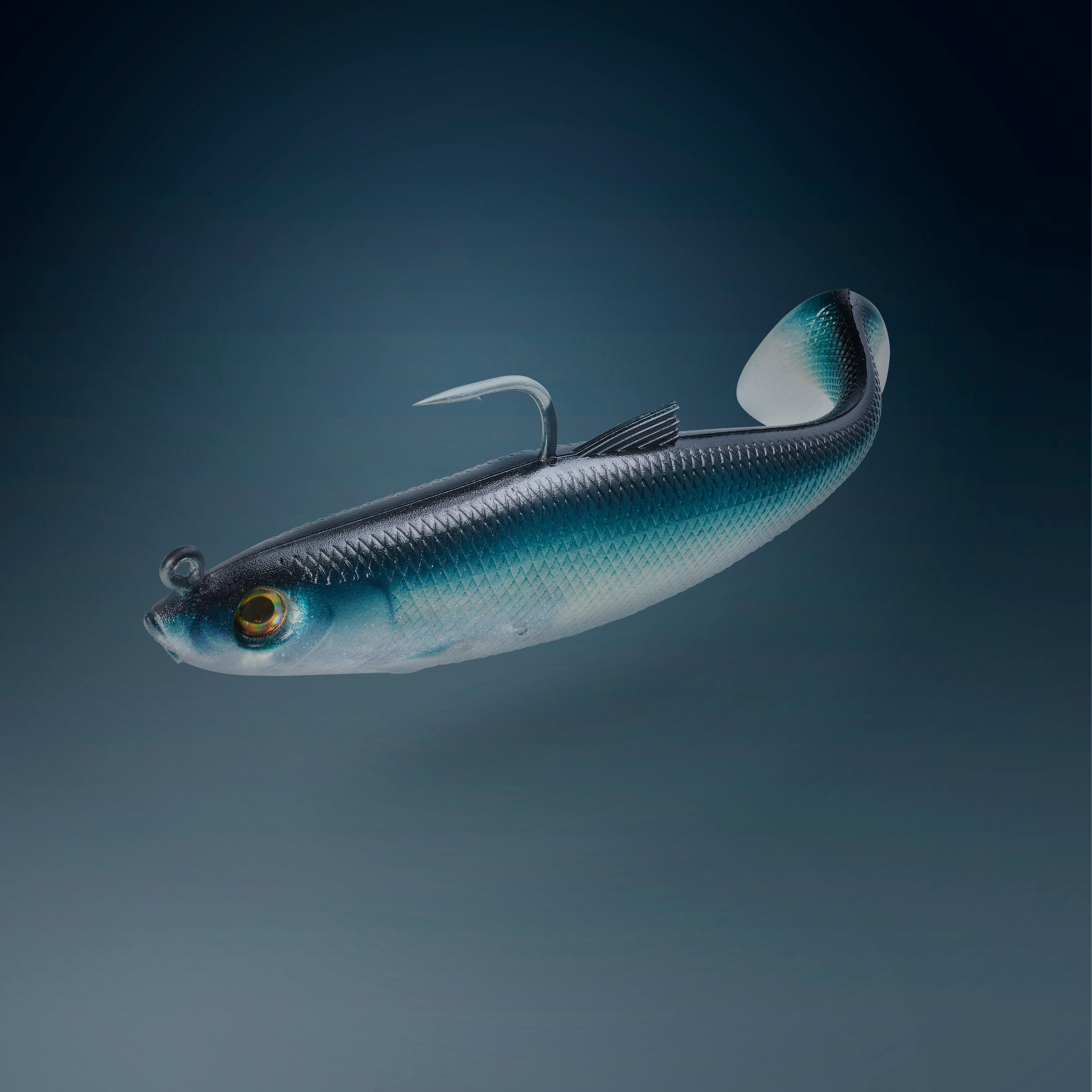 CAPERLAN Súprava mäkkých umelých nástrah Shad swimbait Osarda 120 Natural bez · záber 6