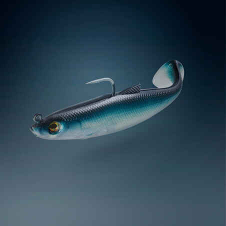 طُعم للصيد على شكل سمك الشابل مرن يقلد حركة الأسماك - COMBINATION OSARDA 120 - لون السمك الطبيعي