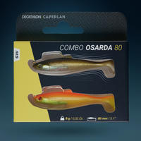 Combo de deux leurres de sardines Osarda 80 – Flashy