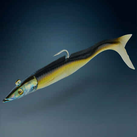 Sand Eel Shad Soft Lure COMBO EELO 150 18 g AYU/BLUE