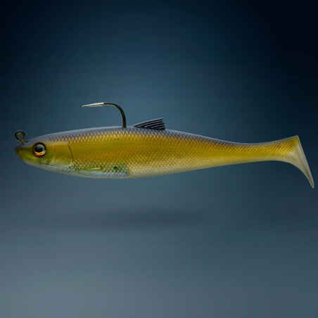 طُعم للصيد على شكل سمك الشابل مرن يقلد حركة الأسماك - COMBINATION OSARDA 120 - لون السمك الطبيعي