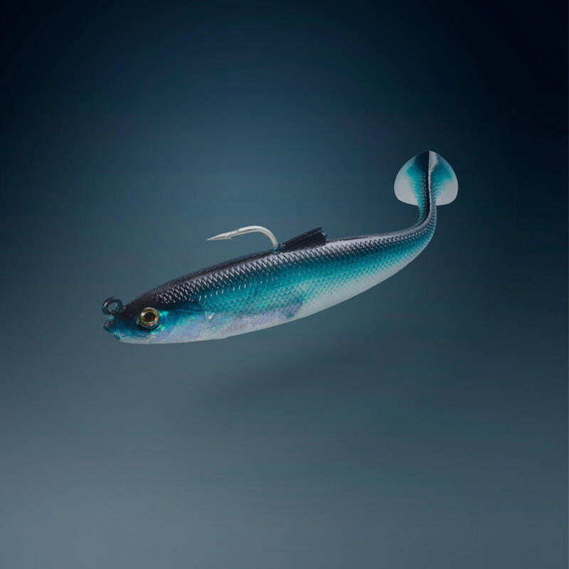 Shad artificiali morbidi pesca mare swimbait sardina OSARDA 80 naturale