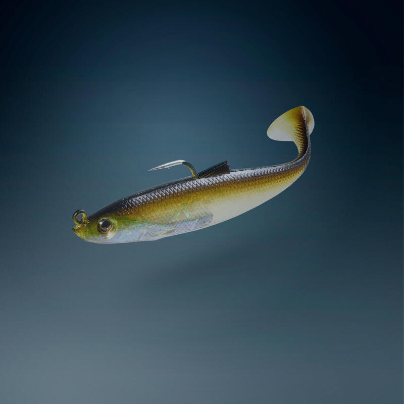 Shad artificiali morbidi pesca mare swimbait sardina OSARDA 80 naturale