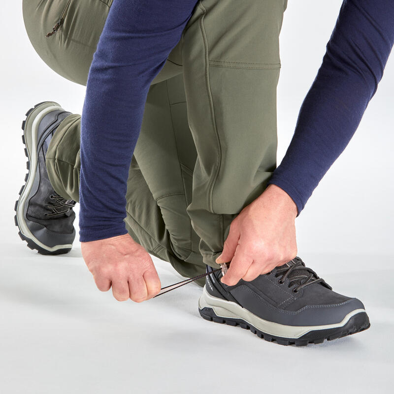 Pánské turistické vodoodpudivé kalhoty SH 500 X-Warm stretch