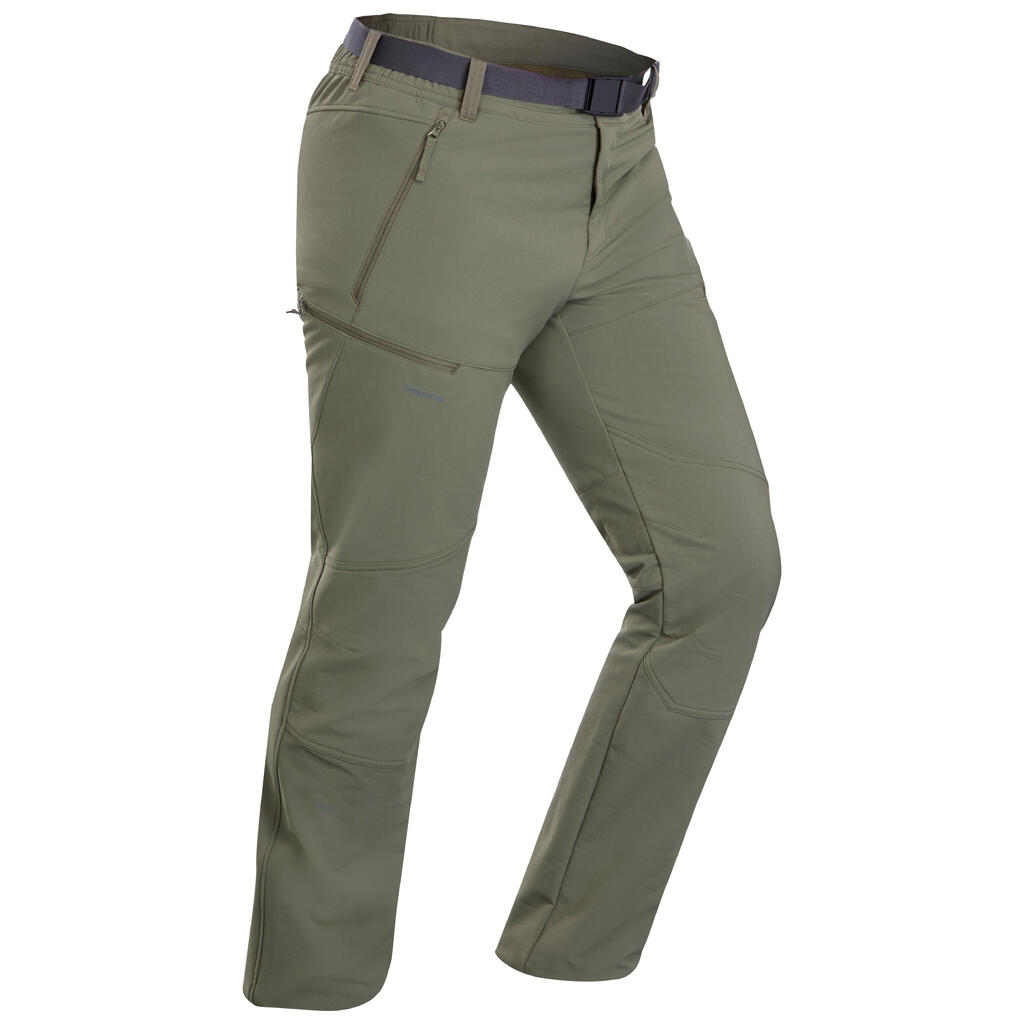 Wanderhose Herren Softshellhose wasserabweisend Stretch Wandern - SH500 X-Warm 