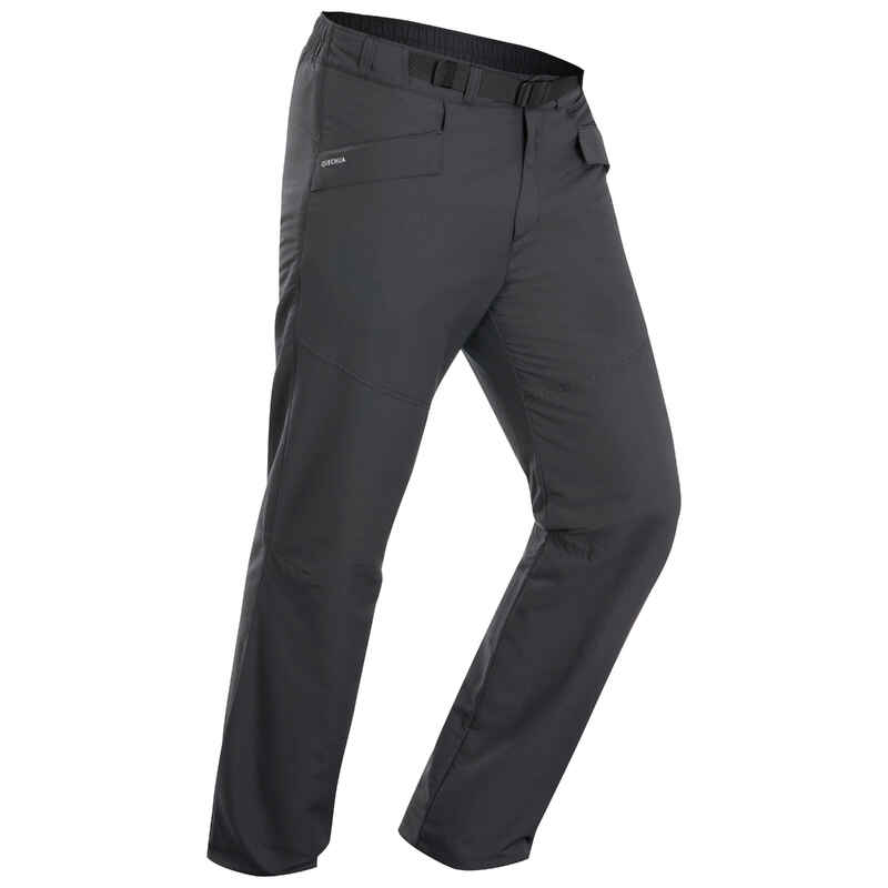 Men’s Warm Water-repellent Hiking Trousers  SH100 