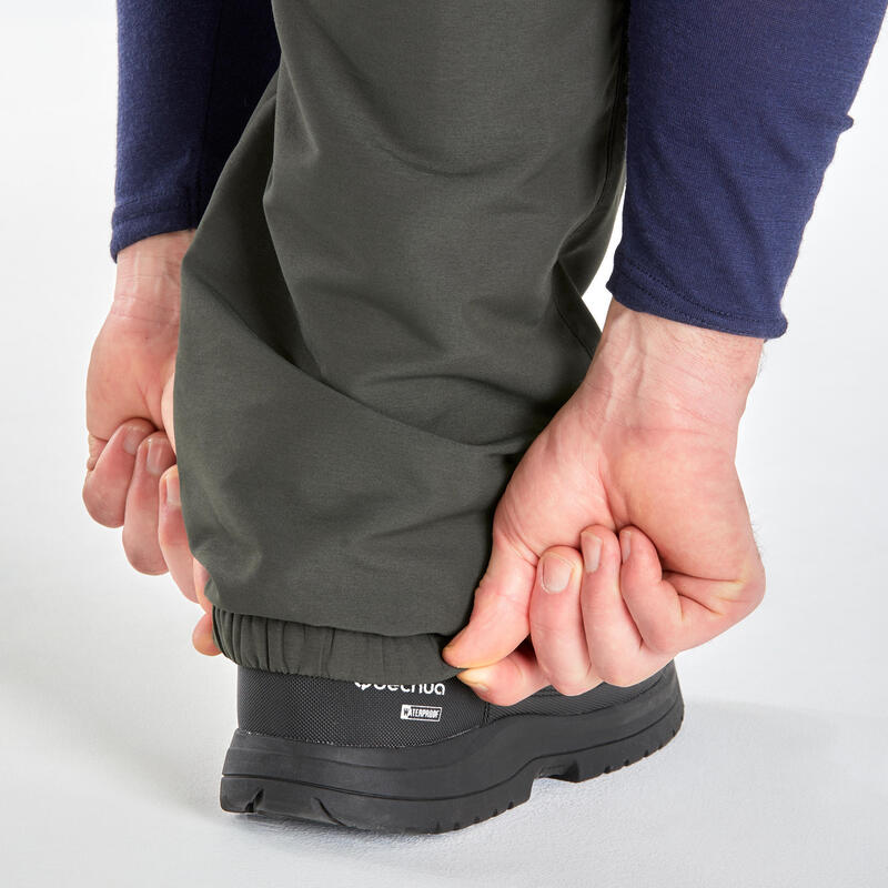 Pantalon de randonnée -18°C déperlant homme, NH100 vert
