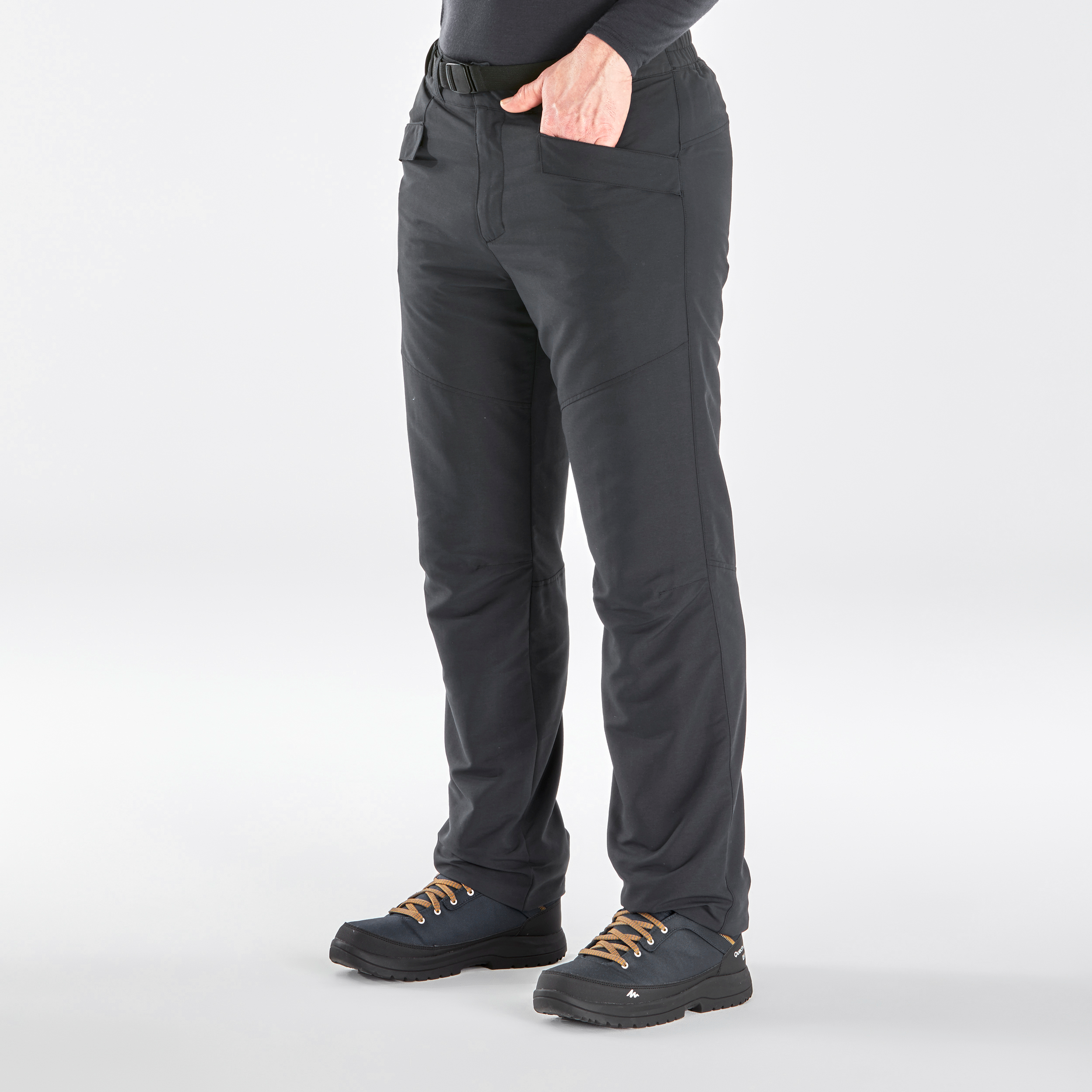 Pantalon Chaud - Coupe Droite Noir Enfant