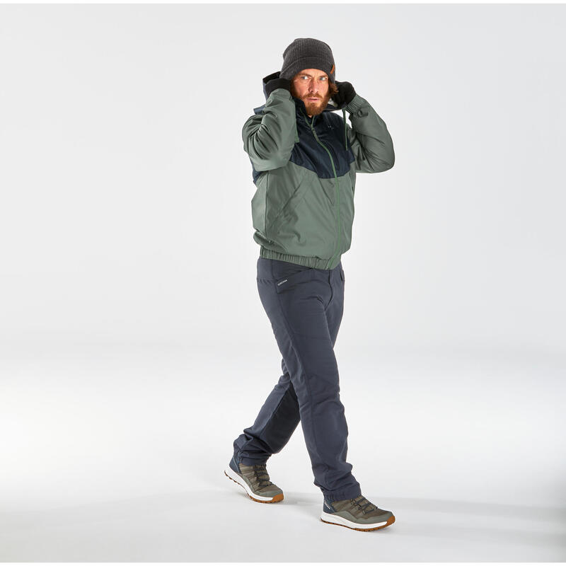 Veste de randonnée -5°C imperméable homme, NH100 vert