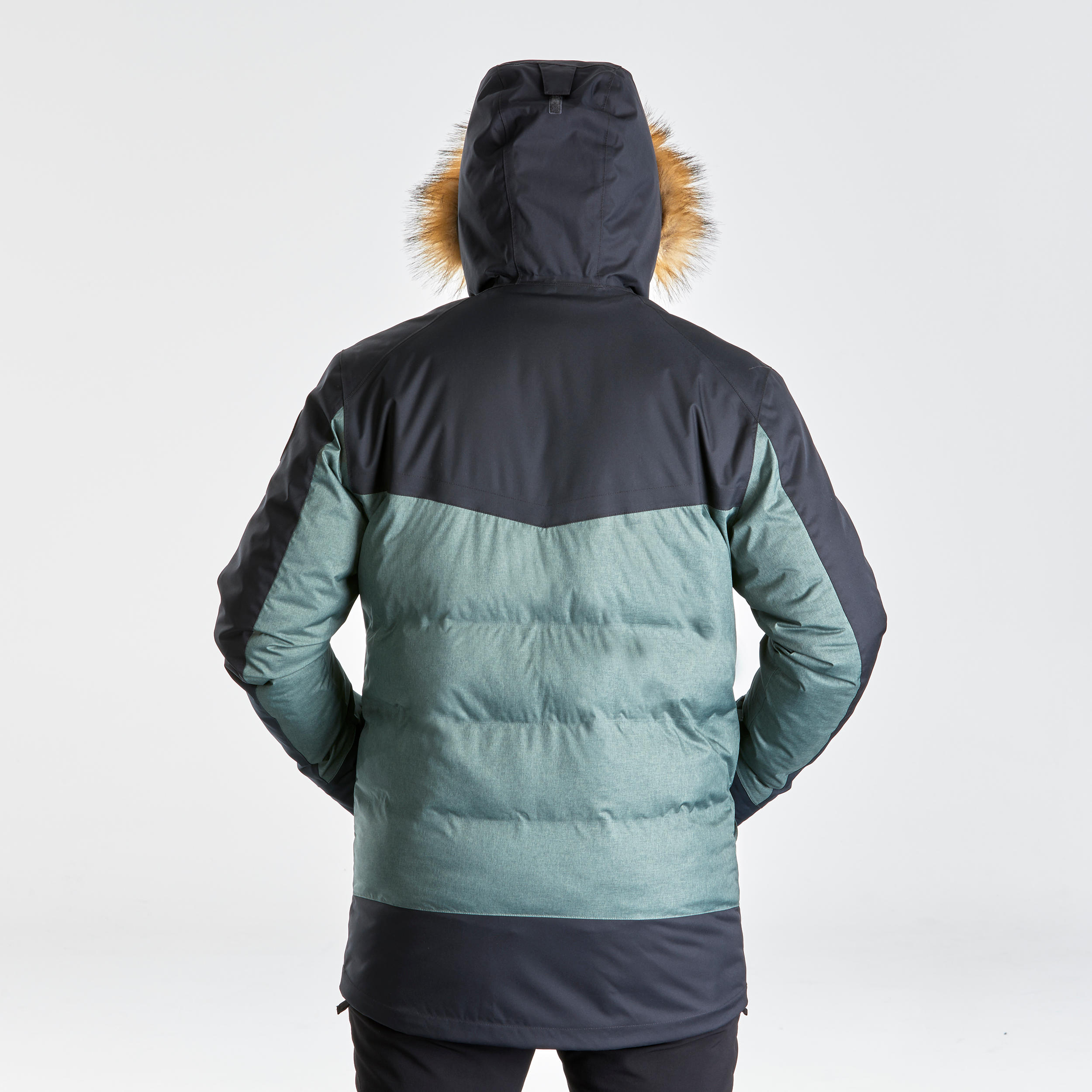 Men’s Warm and Waterproof Light Snow Hiking Parka - SH500 X-WARM. 5/13