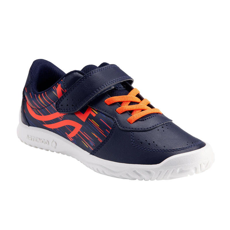 Çocuk Cırt Cırtlı Spor Ayakkabı - Mavi/Turuncu - TS130