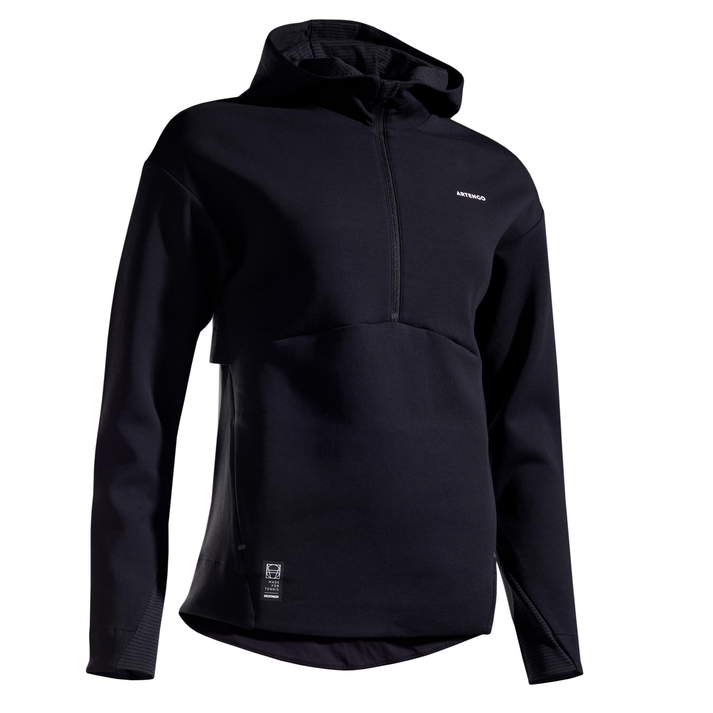Sudadera de tenis mujer Artengo SW Dry 900 OFF  negro 8/12