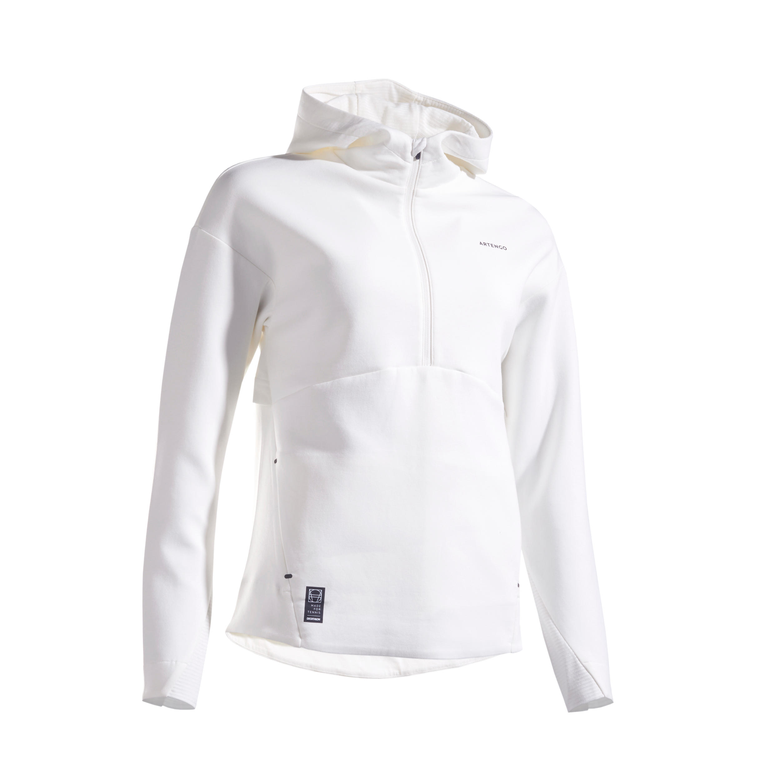 Sudadera de tenis mujer Artengo SW Dry 900 OFF blanco 6/7