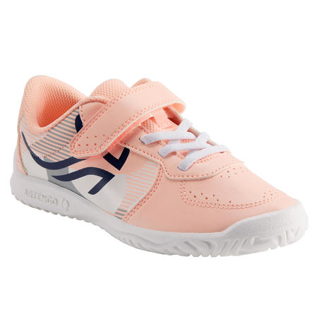 Кросівки дитячі TS130 для тенісу рожеві/білі