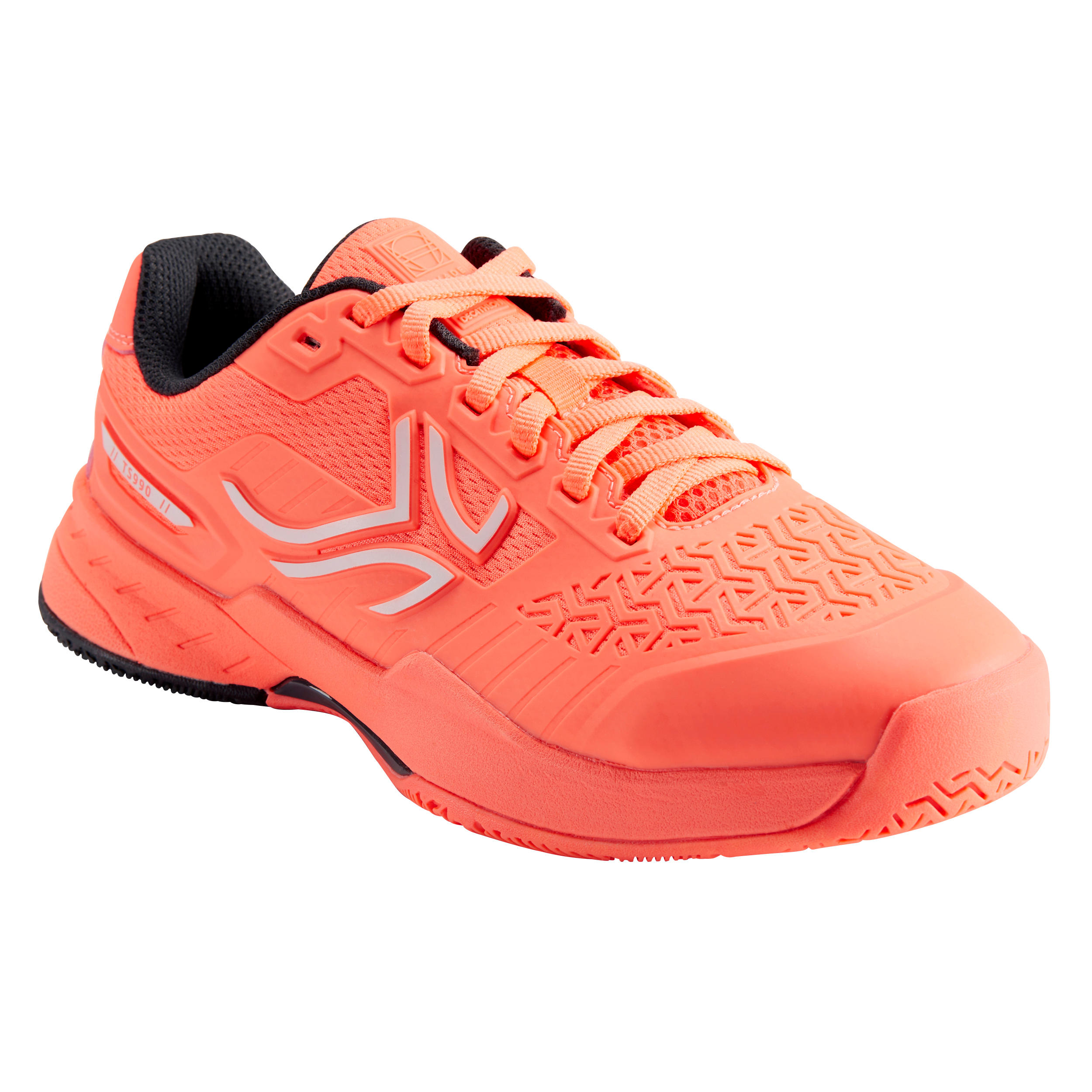 coral tennis shoes