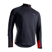 1/2 Zip Long-Sleeved Thermal Tennis T-Shirt TSW - Black/Red