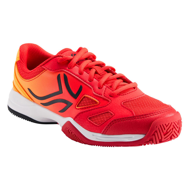 รองเท้าเทนนิสสำหรับเด็กรุ่น TS560 JR (สีส้ม/แดง)