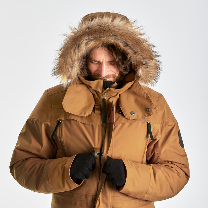 Parka de montaña y nieve impermeable Hombre Quechua SH500 U-Warm