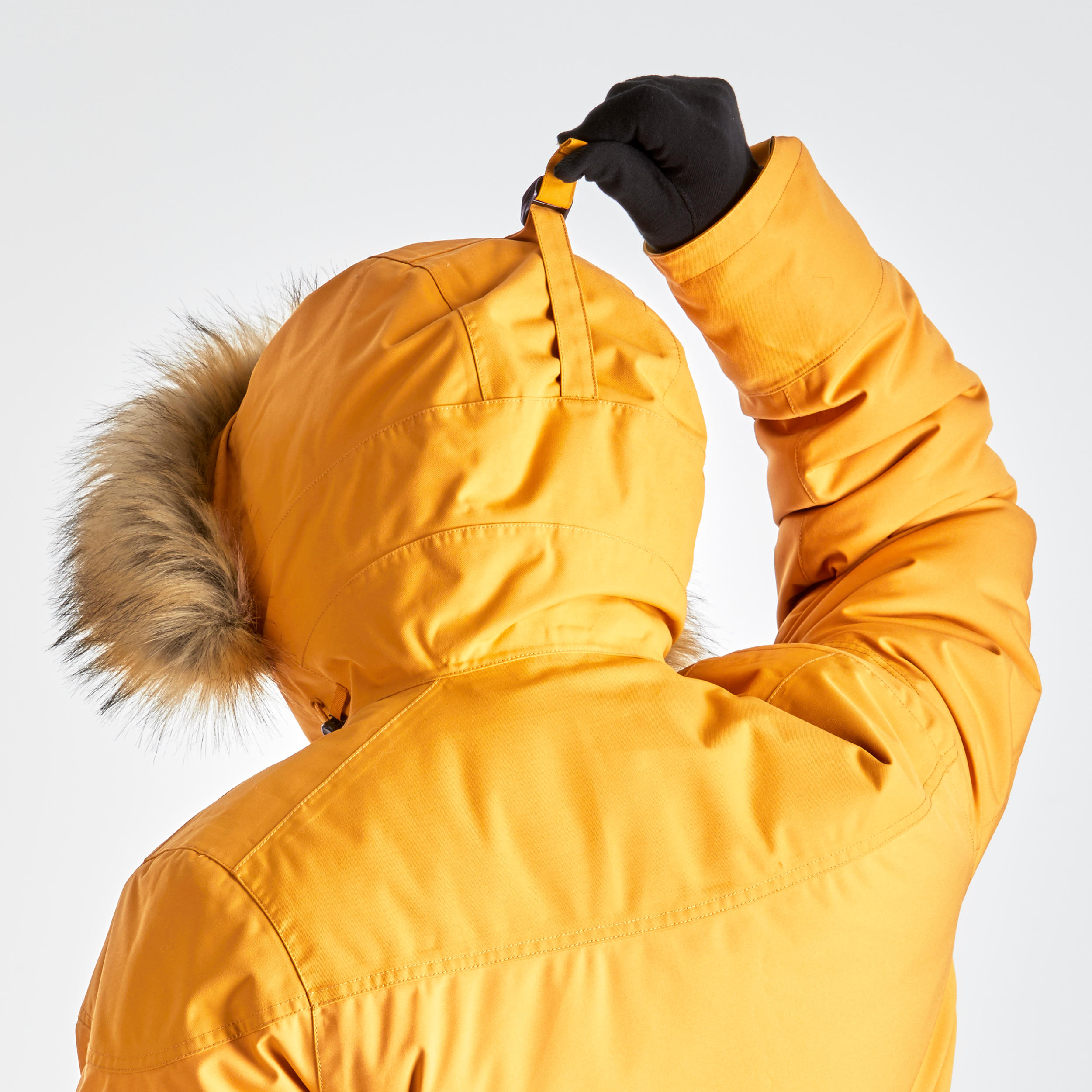 Giacca montagna uomo SH500 Ultra WARM ocra 6/9