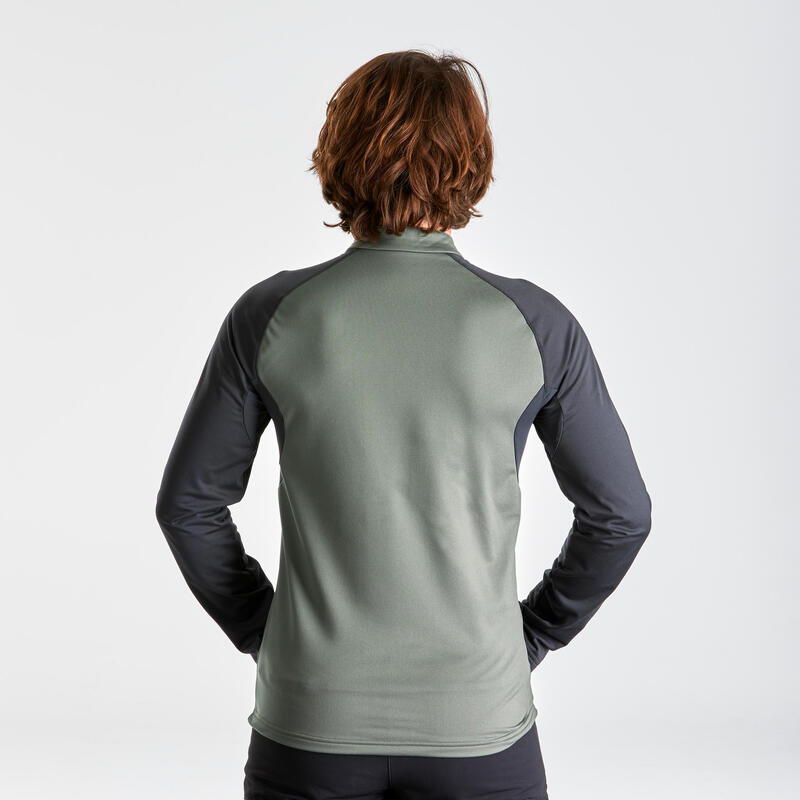 Men’s Long-sleeved Warm Hiking T-shirt - SH100 WARM