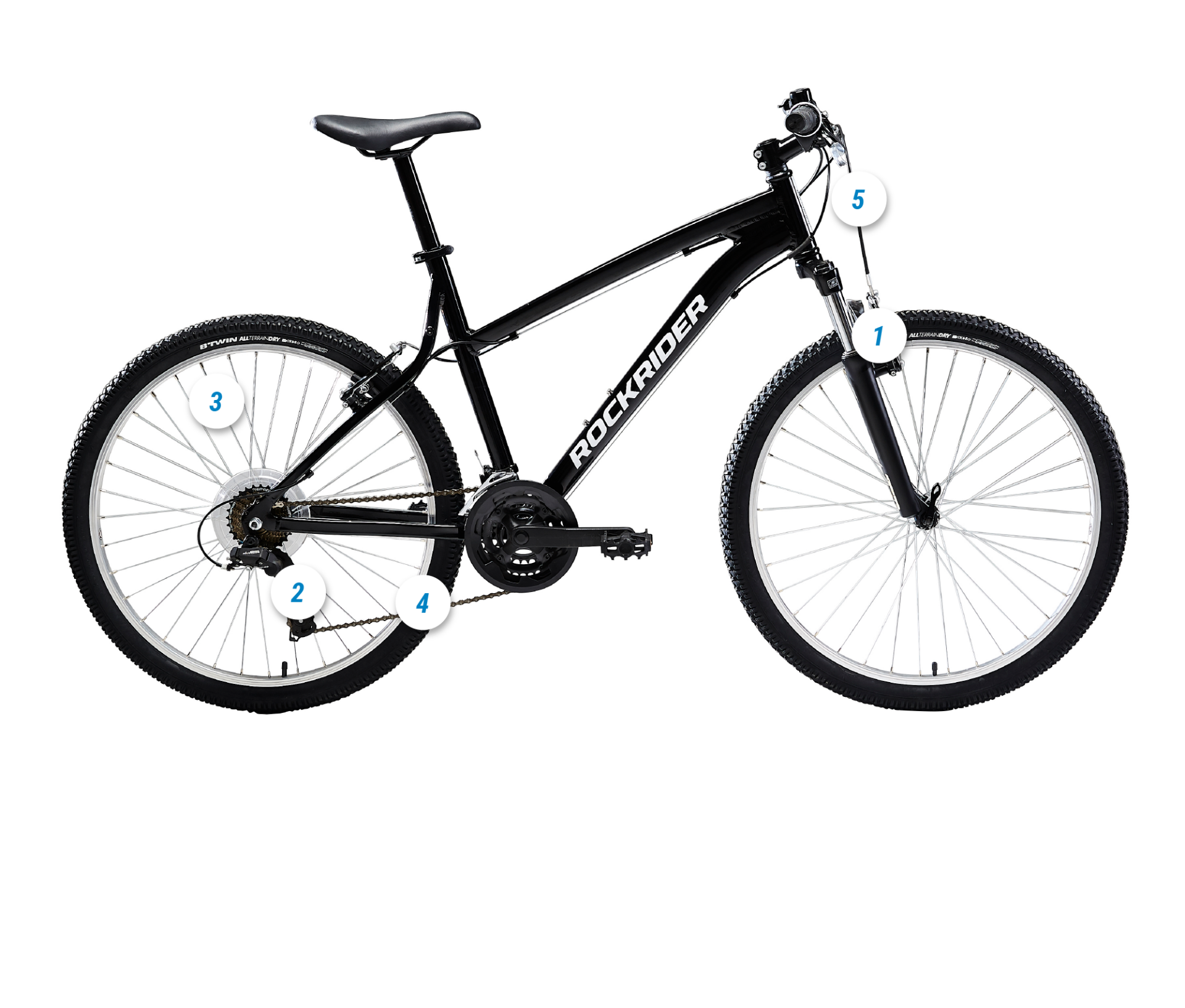 ROCKRIDER ST 50 HOTSPOT MOUNTAIN BIKE