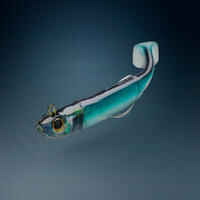 Sea Fishing Texas Anchovy Shad Soft Lure KIT ANCHO 90 18 g blue