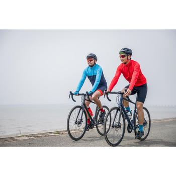 Maillot Manga Larga Ciclismo Hombre Triban Rc100 Protecion Uv Para Verano Rojo Triban Decathlon