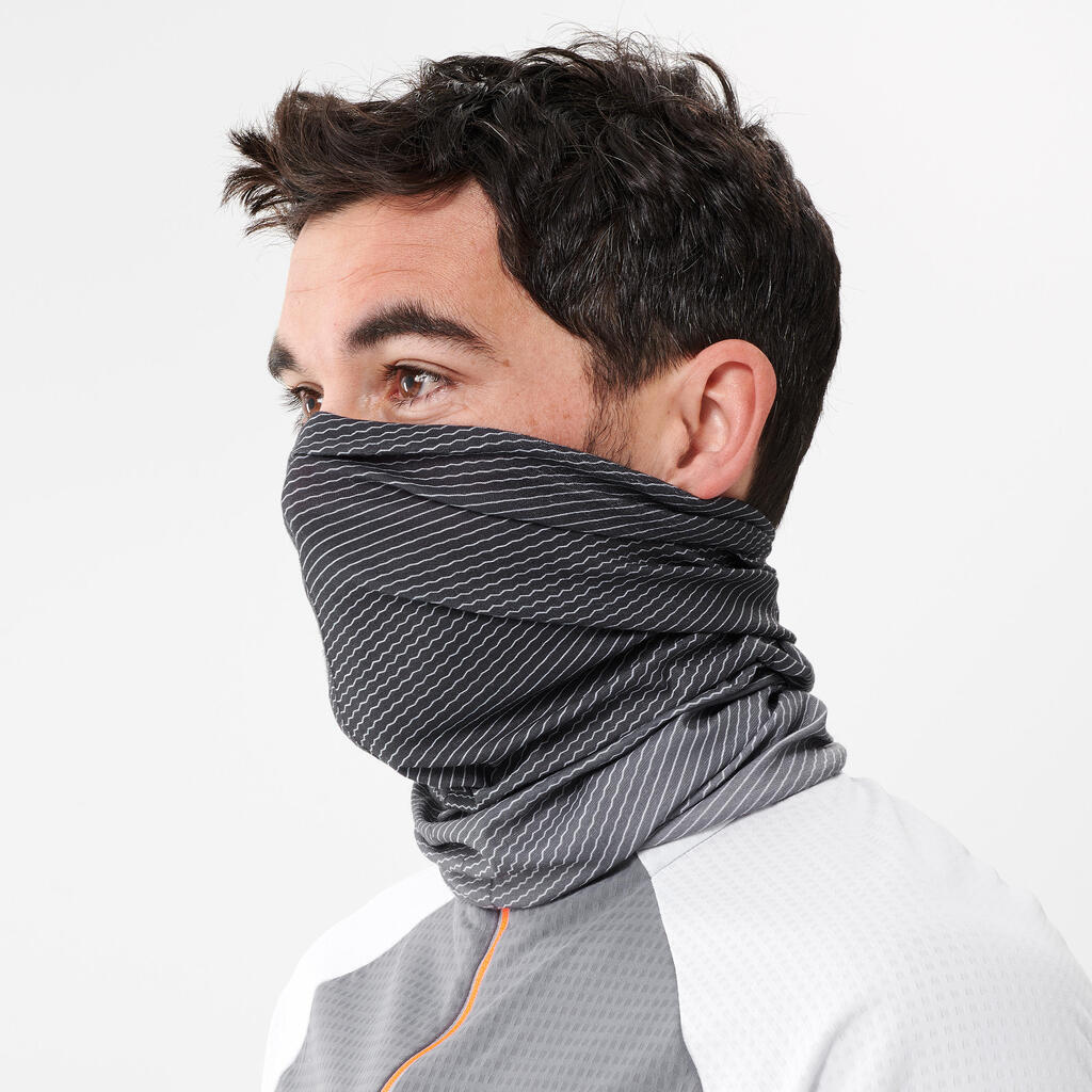 Cross-country Skiing Tube Scarf - Grey