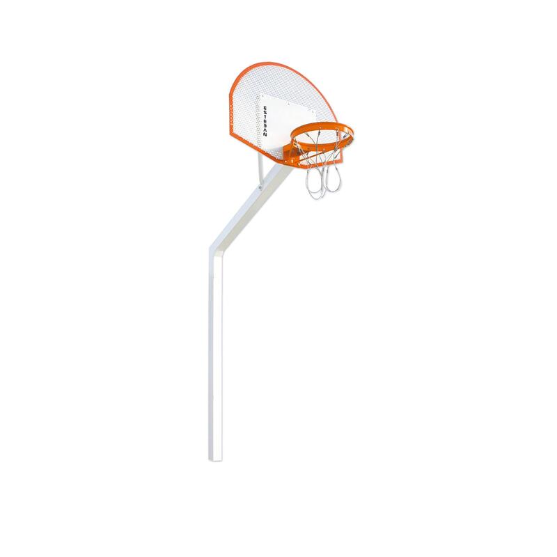 Canasta de Baloncesto fija antivandálica con tablero metálico