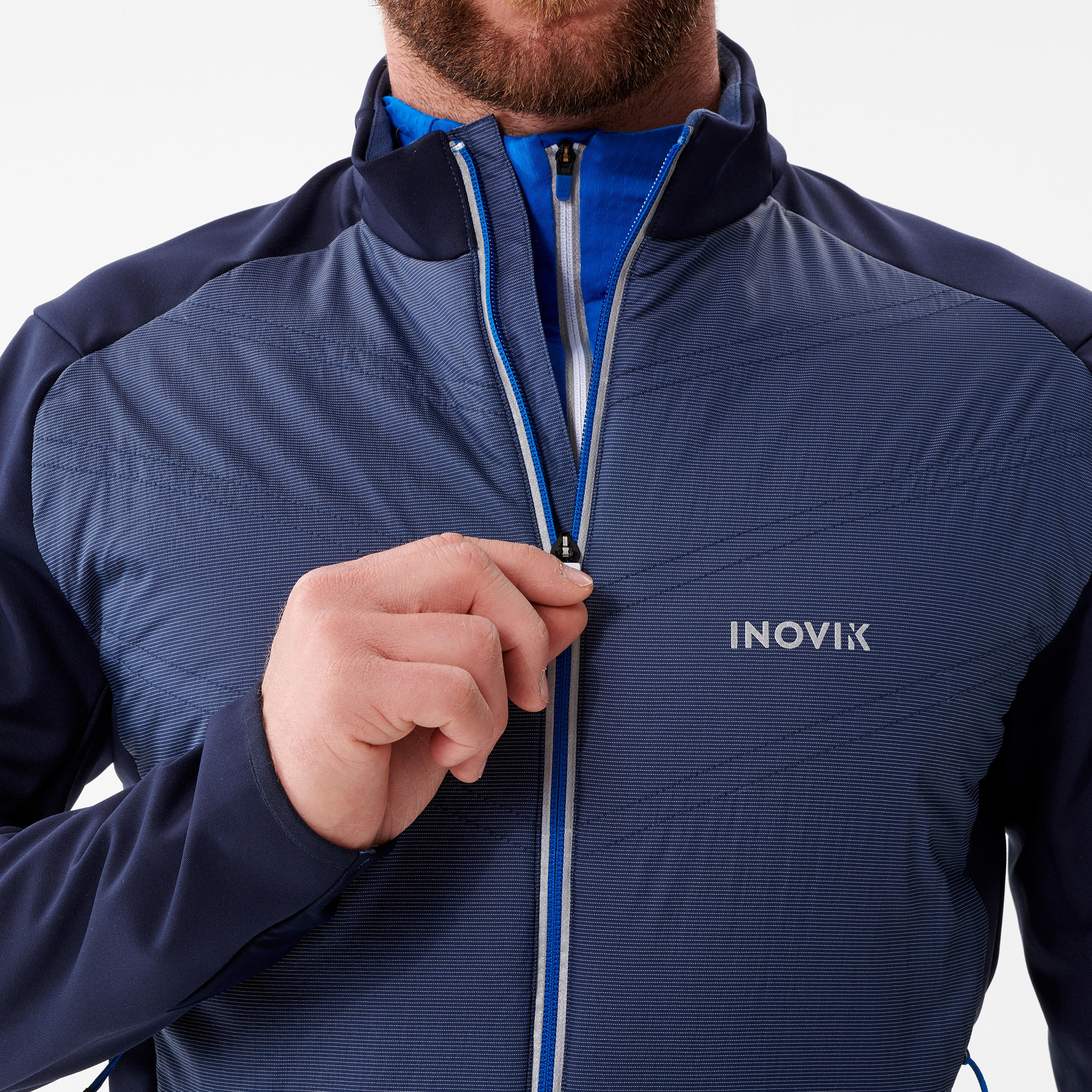 MEN’S Cross-Country Ski Jacket - XC S Jacket 550 - Navy Blue 7/9