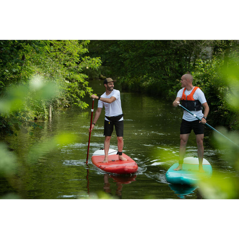 Beginner Touring Inflatable Stand-Up Paddle Board - Green - 10 Foot (MEDIUM)