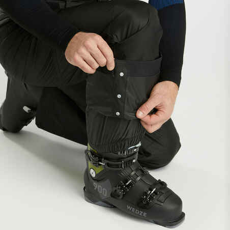 Vyriškos šiltos slidinėjimo kelnės „180“, juodos