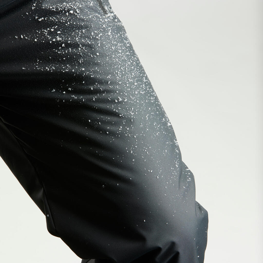 Pantalone za skijanje 100 muške - crne