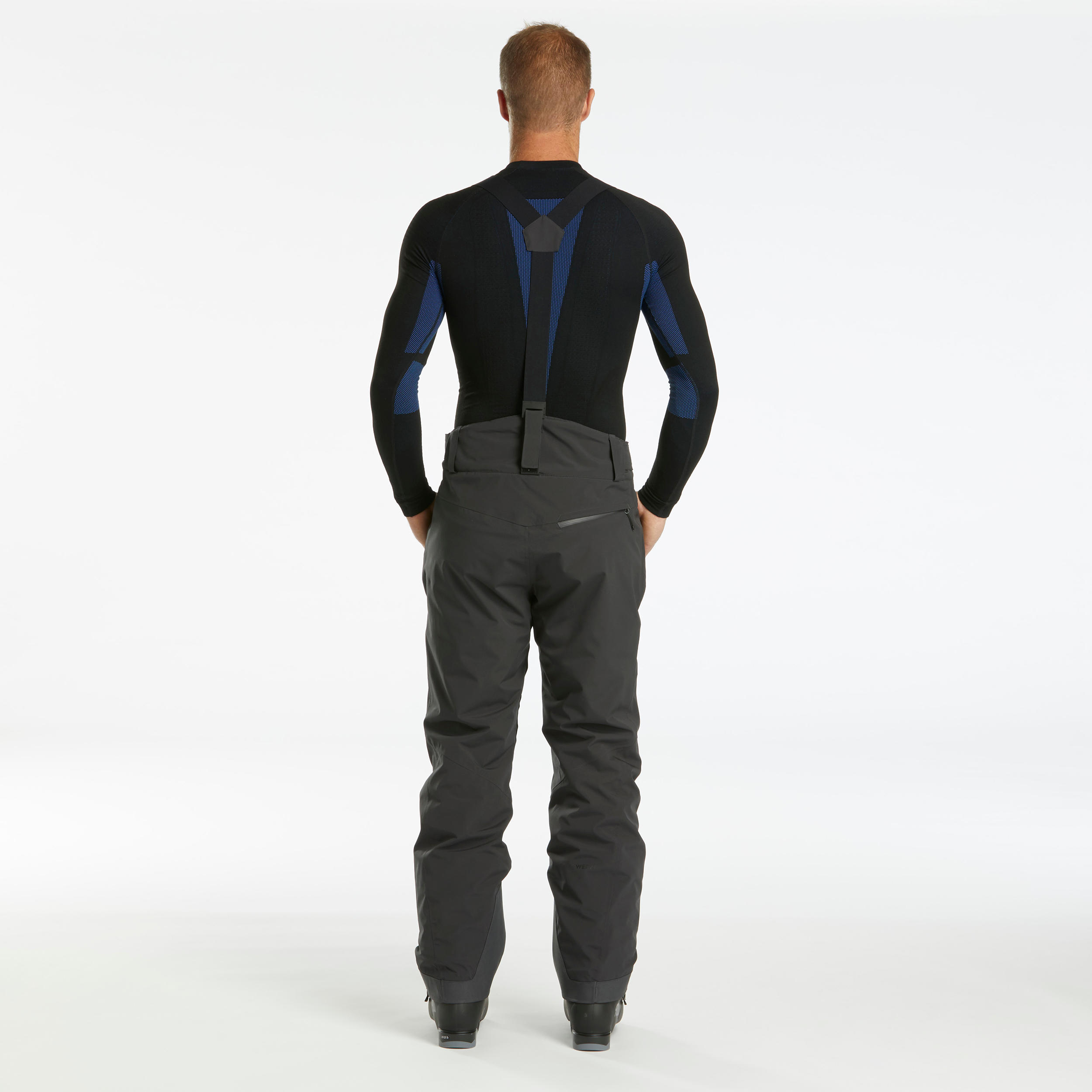 Men's Warm Ski Trousers - 580 - Dark Grey 5/7
