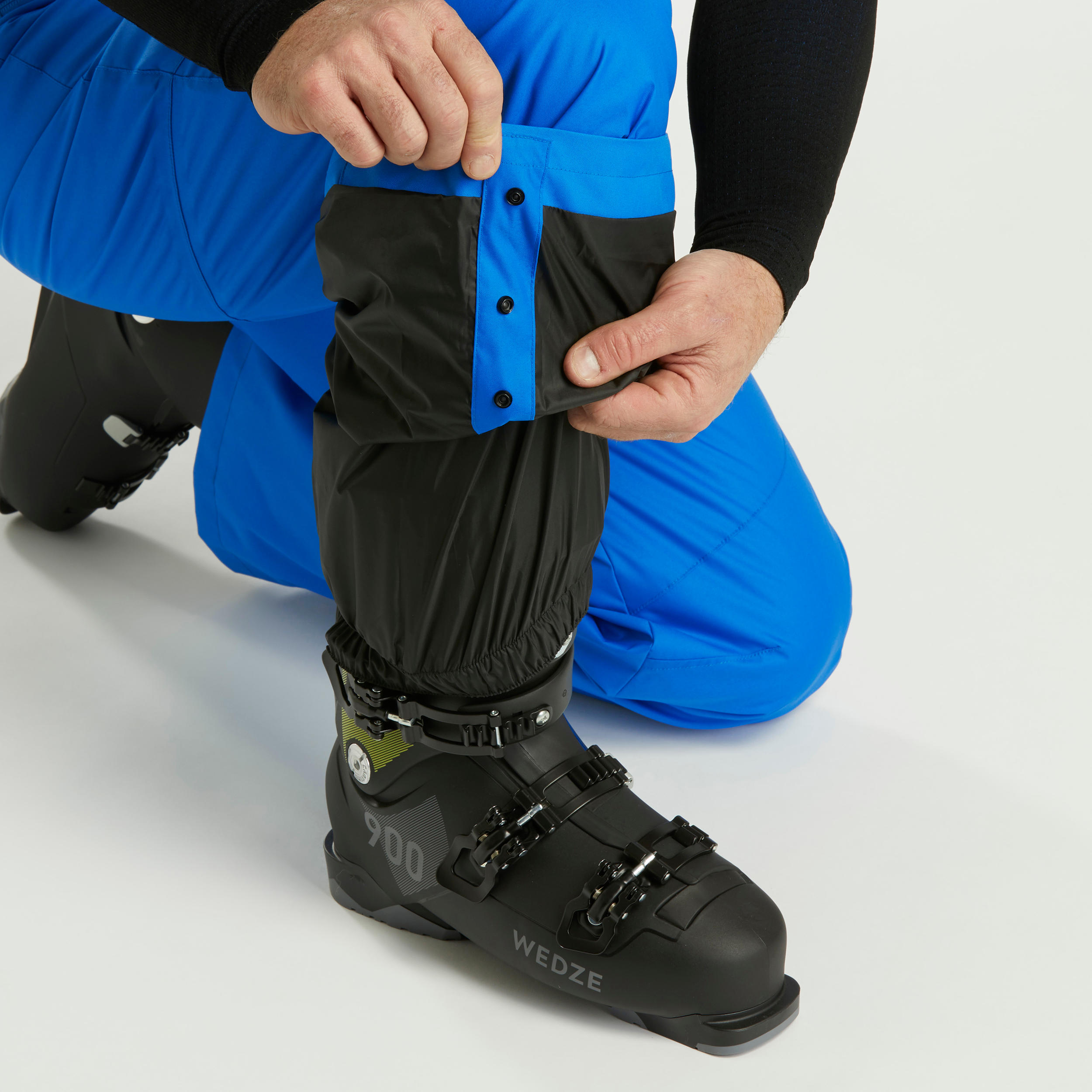 MEN’S WARM SKI TROUSERS - 180 BLUE 8/12