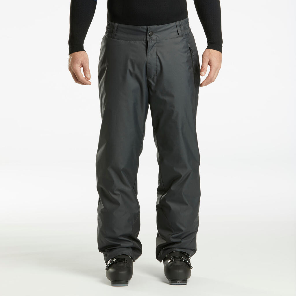 Pantalone za skijanje 100 muške - crne