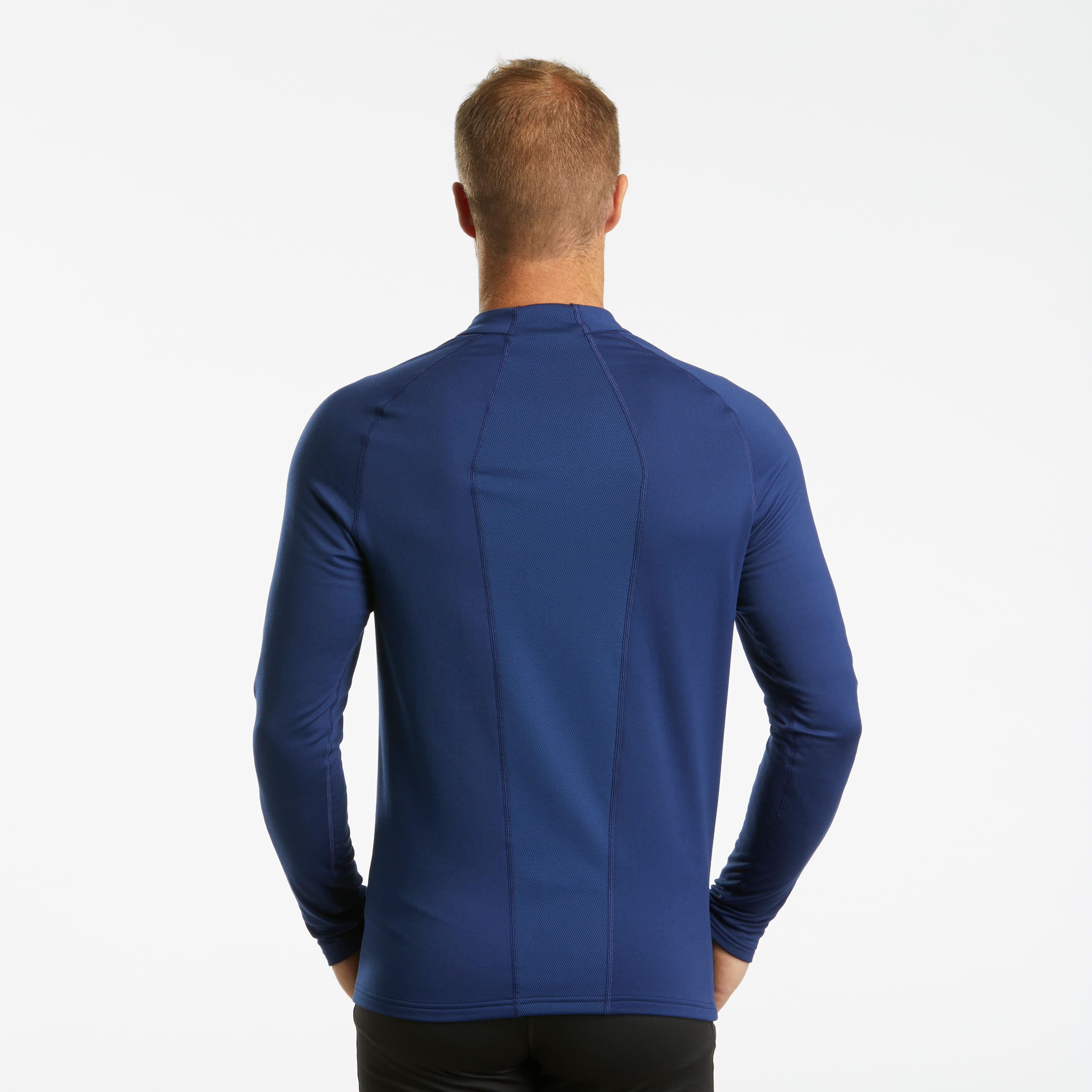 navy blue base layer top