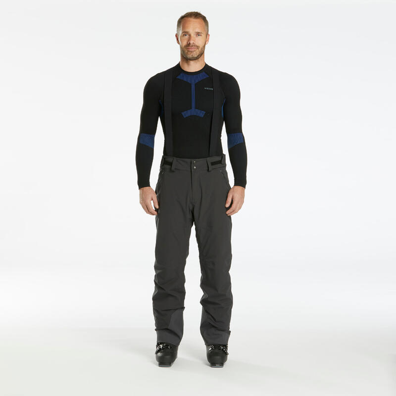Pantalon de ski chaud homme - 580 - Gris foncé