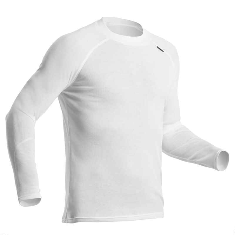 Skiunterwäsche Funktionsshirt 100 Herren weiss Skiunterwäsche Funktionsshirt 100 Herren weiss