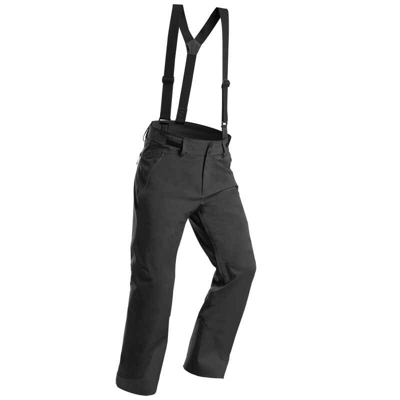 Men's Warm Ski Trousers 580 Dark Grey Decathlon
