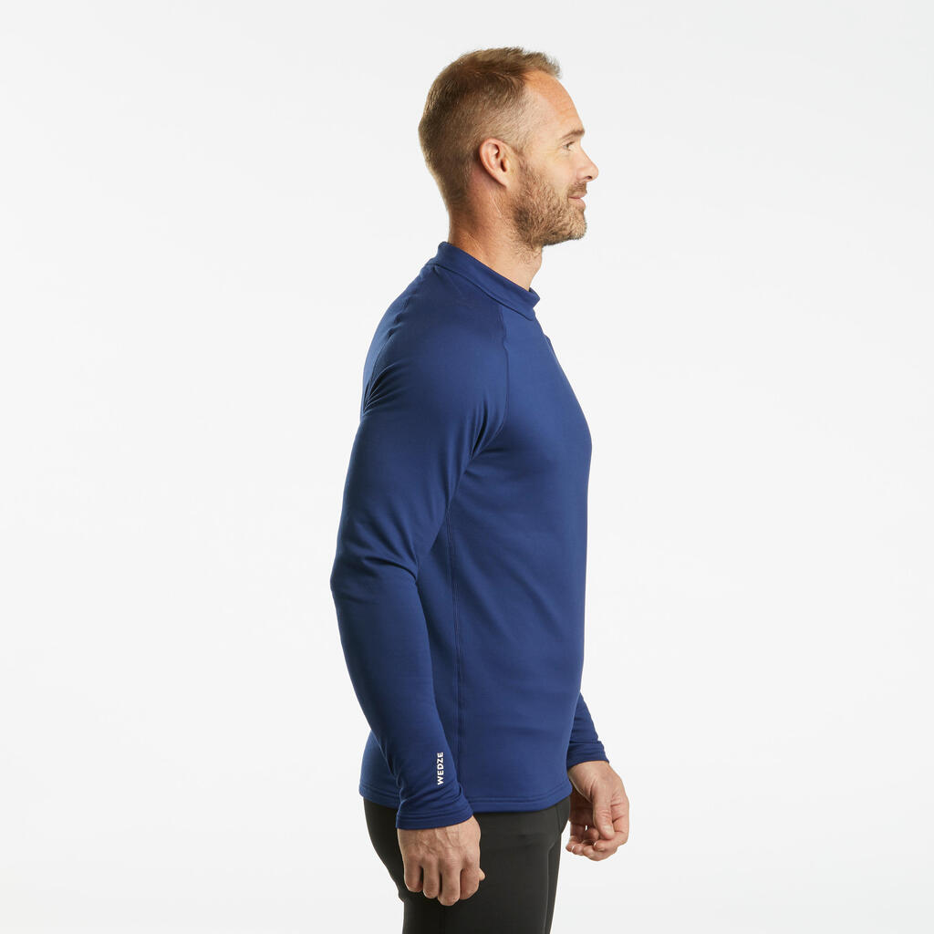 Men's Ski Base Layer Top - BL 500 - Navy Blue